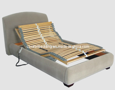 2016 Popualr Slat Electric Bed with Bed Frame (comfort-580)