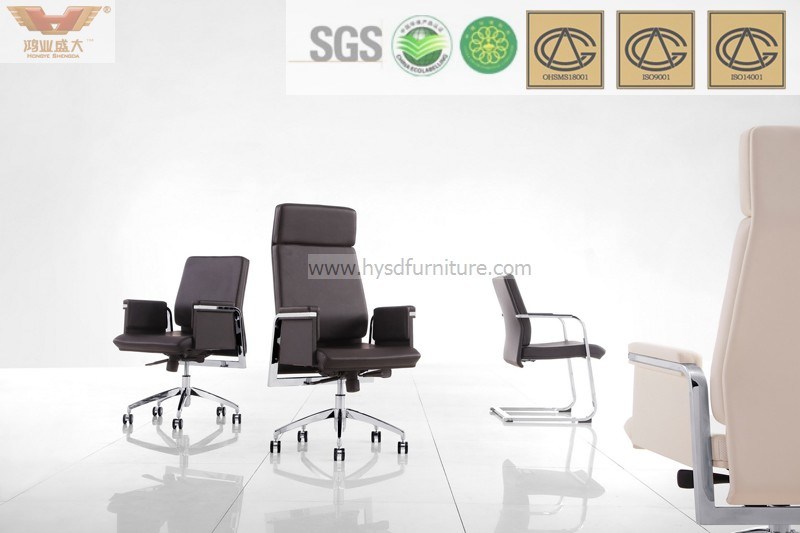 Hot Sale Middle Back Office Leather Chair for Manager