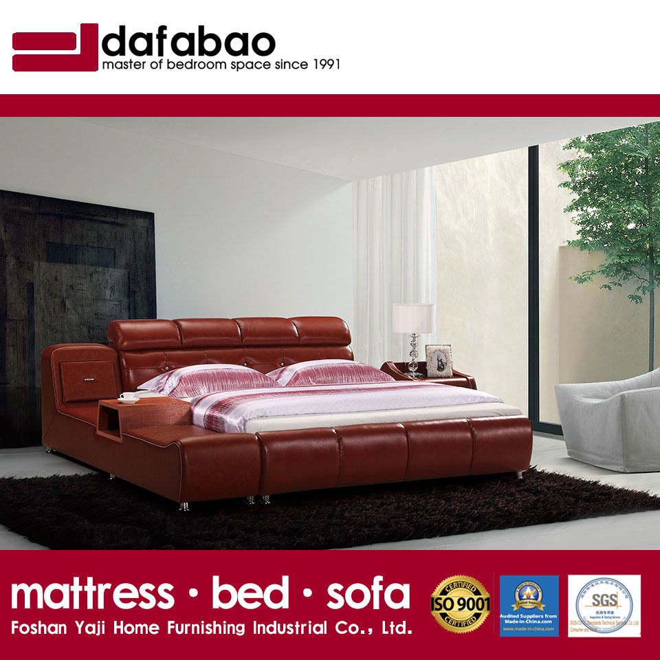 New Style Modern Tatami Leather Bed for Bedroom Use (FB8141)