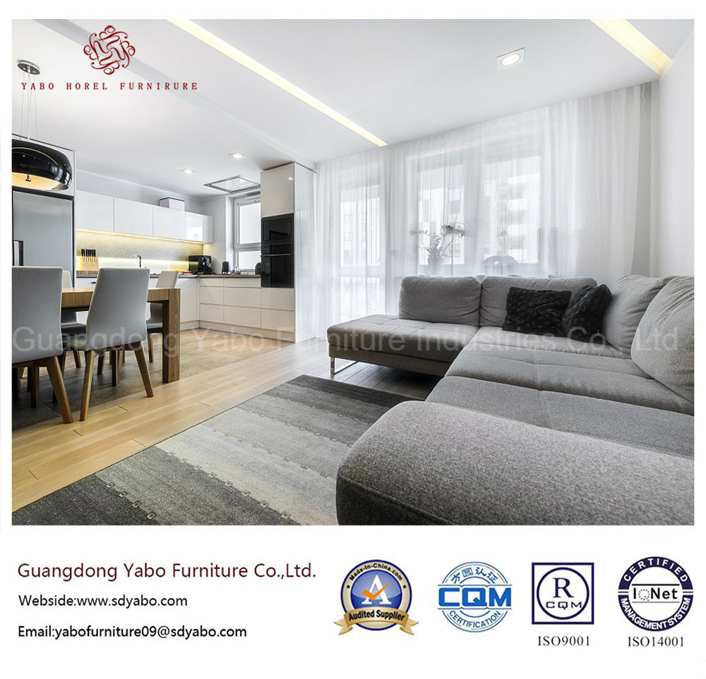 Popular Hotel Furniture for Living Room with Corner Sofa (YB-C-6)