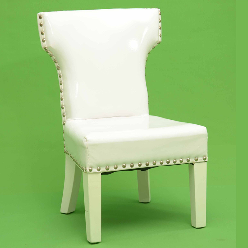 Shining PVC Leather Children Upholstered Chair with Enviropaints (SF-58)
