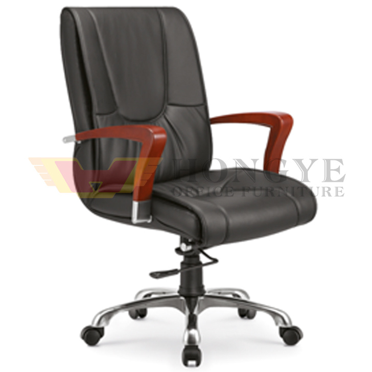 Modern Metal Rotary Leather Office Chair (HY-B-054)