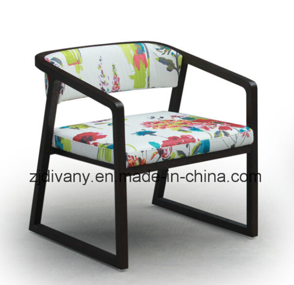 Neo-Chinese Style Wood Fabric Sofa Chair (C-53)