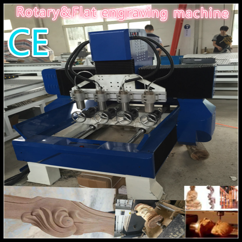 Engraving Cutting CNC Machine with Rotary
