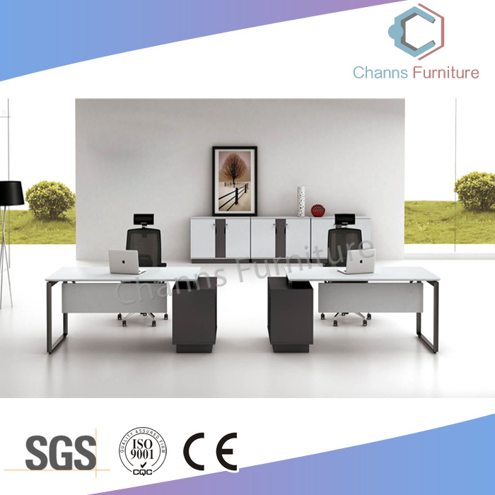 Modern Furniture Straight Shape Office Table with Metal Legs (CAS-MD18A12)