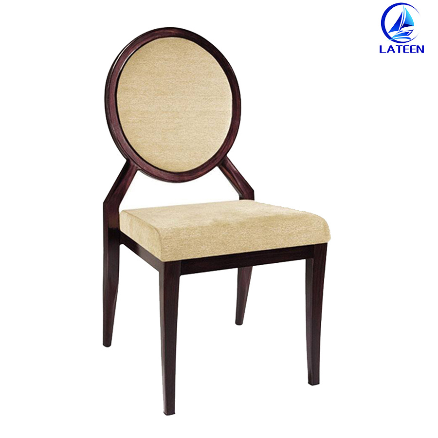 Aluminum Metal Wood Imitated Banquet Chair for Sale