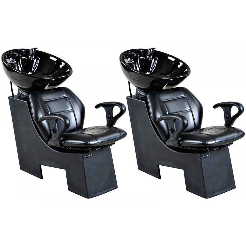 Black Shampoo Chair Backwash Unit Chair Salon Furniture for Sale
