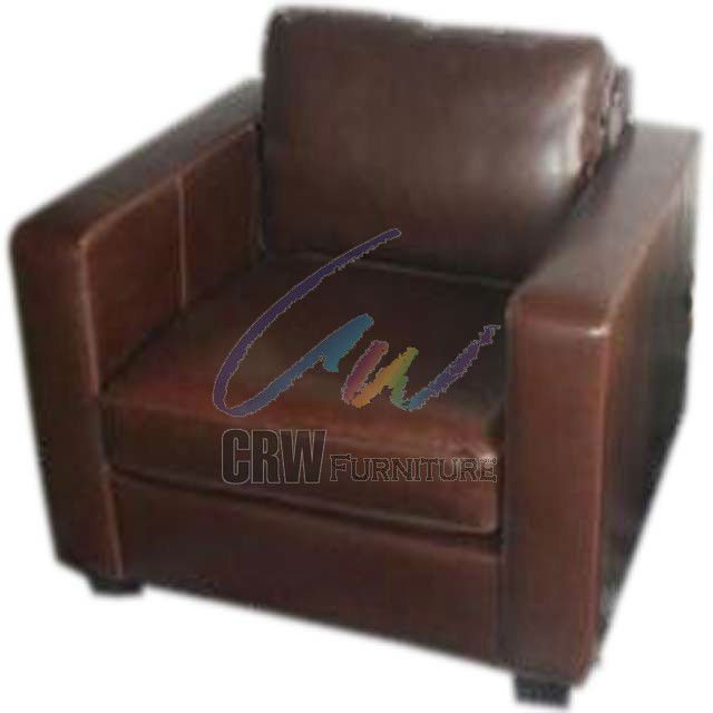 Leather Single Corner Sofa Model