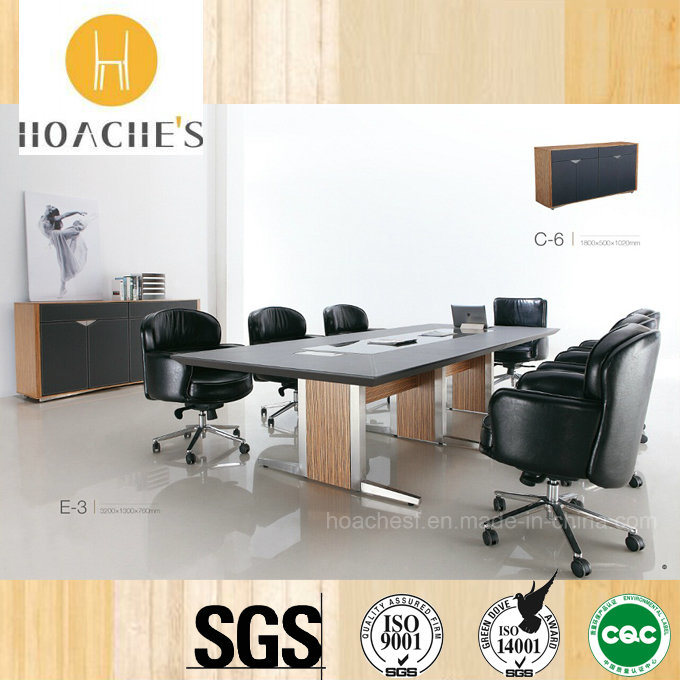 Home Office Furniture PVC Leather Table (E3)