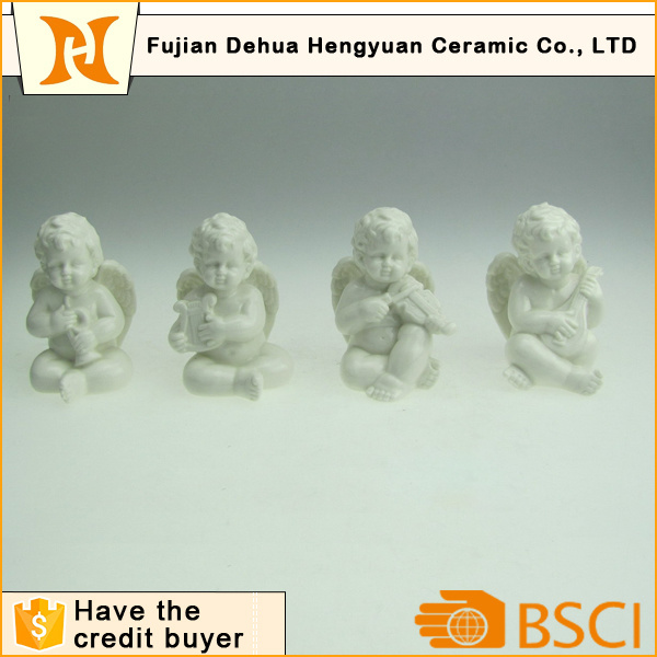 porcelain Musical Angel Figurines for Christams Decoration