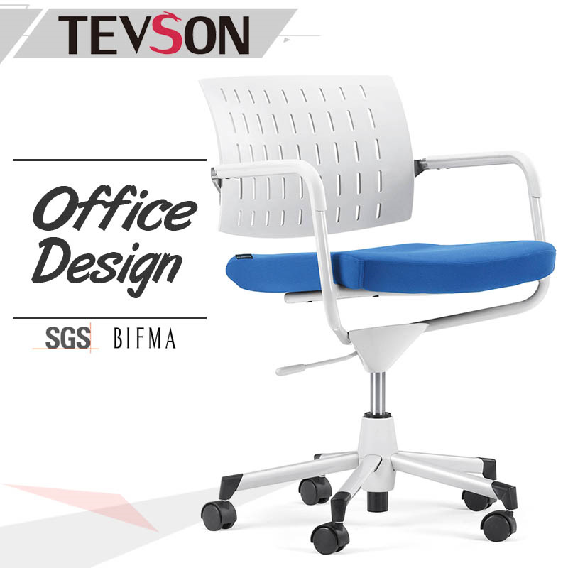 Modern Design Wholesale Plastic Office Swivel Chair for Staff, Clerk, Manager