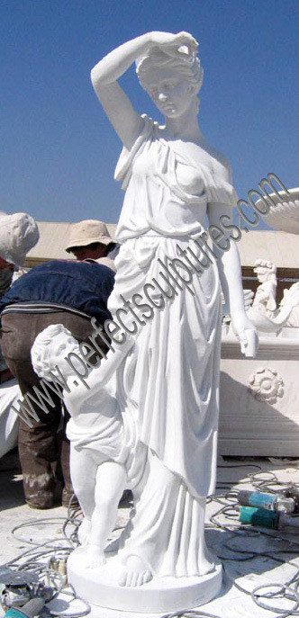 Carved Stone Marble Sculpture Granite Statue for Garden Decoration (SY-X1589)