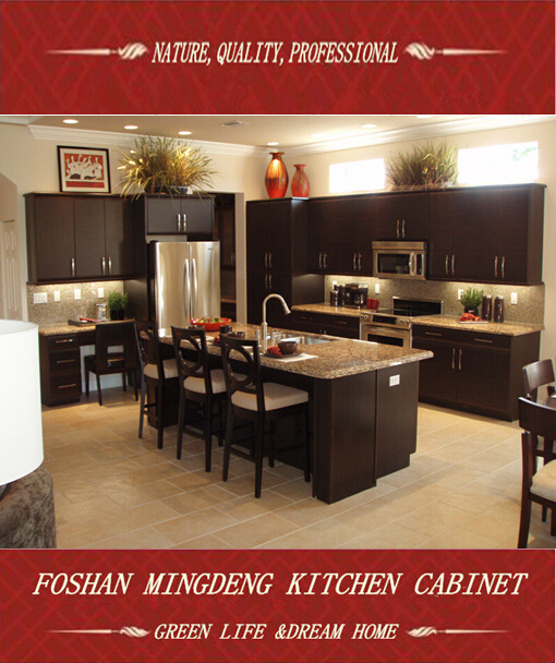 Modern Kitchen Furniture Melamine Kitchen Kitchen Cabinets (ZS-398)
