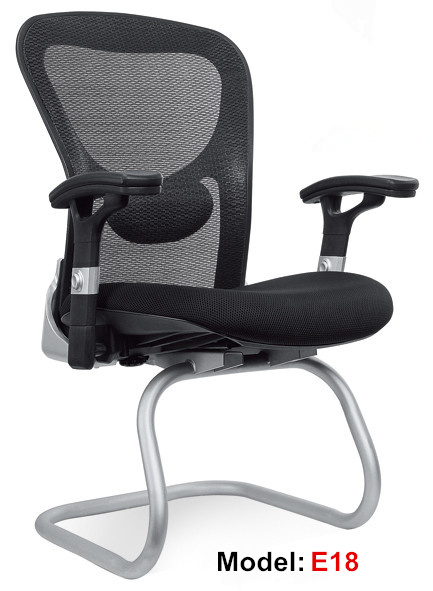 Ergonomic Nylon Office Furniture Mesh Meeting Conference Chair (PE-E18)