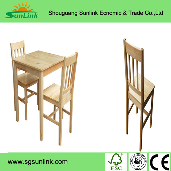 Mediterranean Solid Wood Furniture Dining Table and Chairs