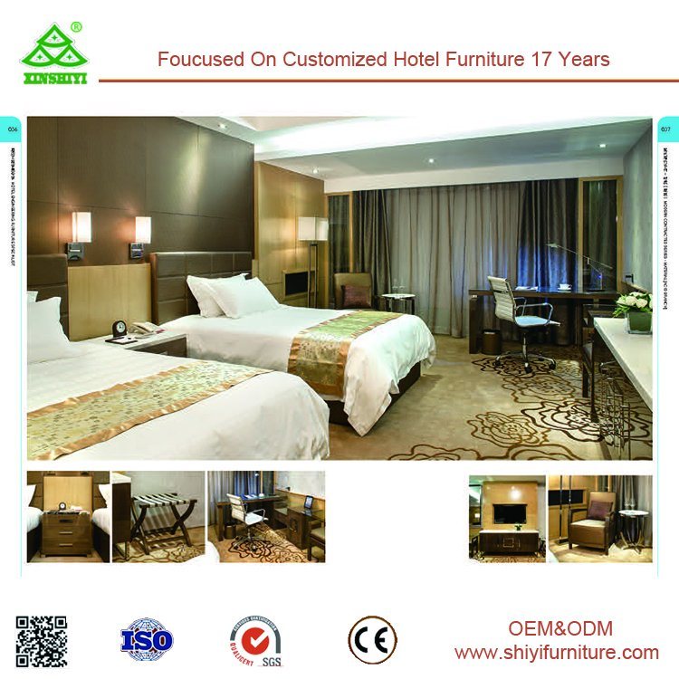 OEM High Quality Solid Wood Bedroom Set of Hotel Furniture