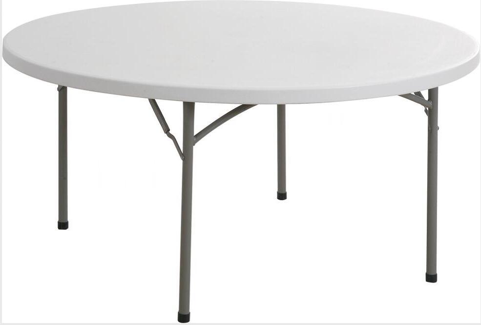 Blow-Molding Round Camping Trestle Table