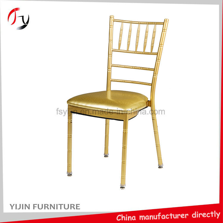 Golden Occasional Bistro Seating Club Armless Commercial Chiavari Chair (AT-336)