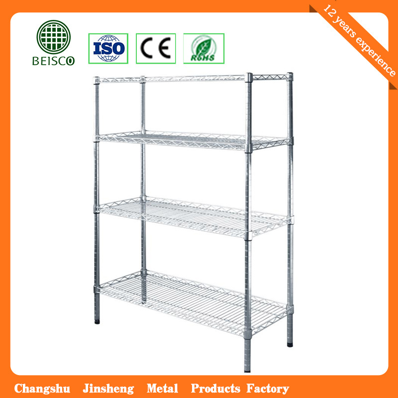 Popular Chrome Steel Display Wire Shelving