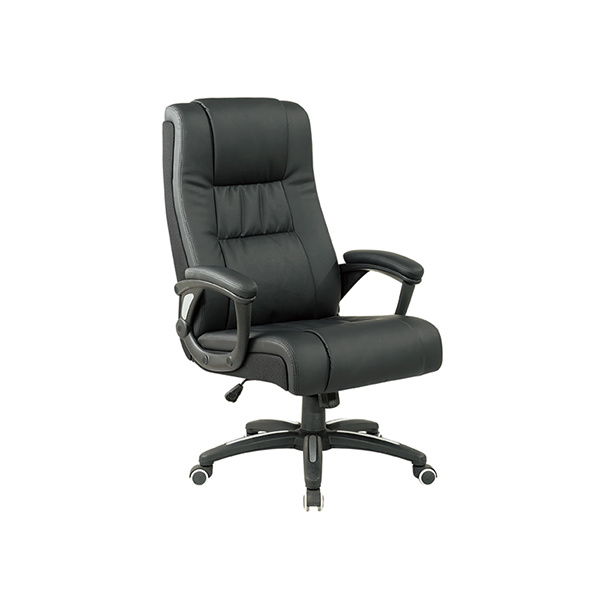 High Back Leather Cover Office Swivel Executive Lift Chair (Fs-8706)
