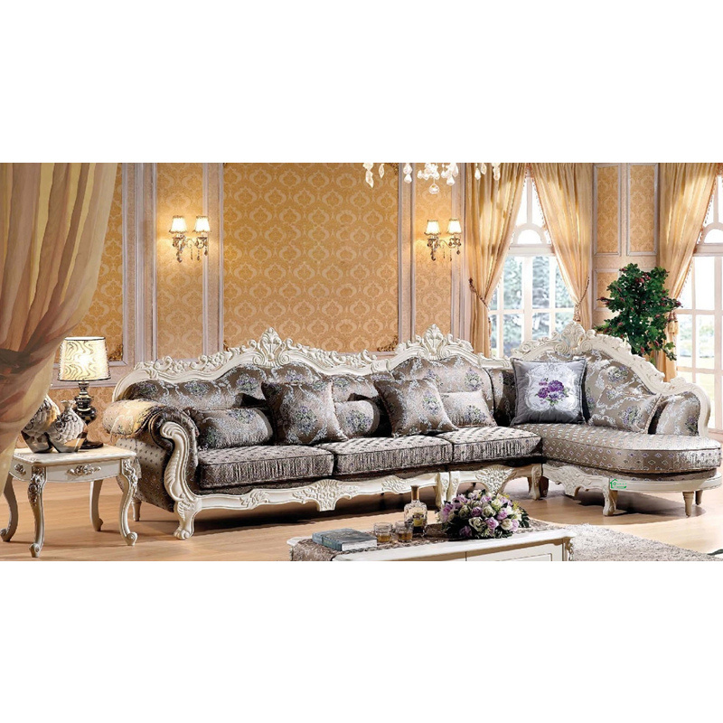 Wood Fabric Sofa for Living Room Furniture (112)