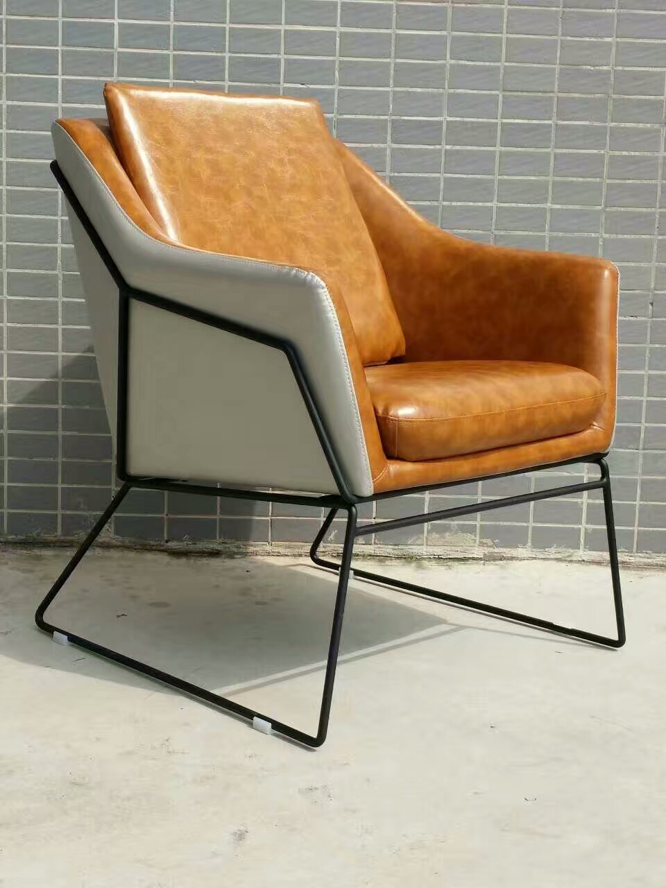 Unique Modern Furniture Chair, Living Room Leather Chair (XT07)