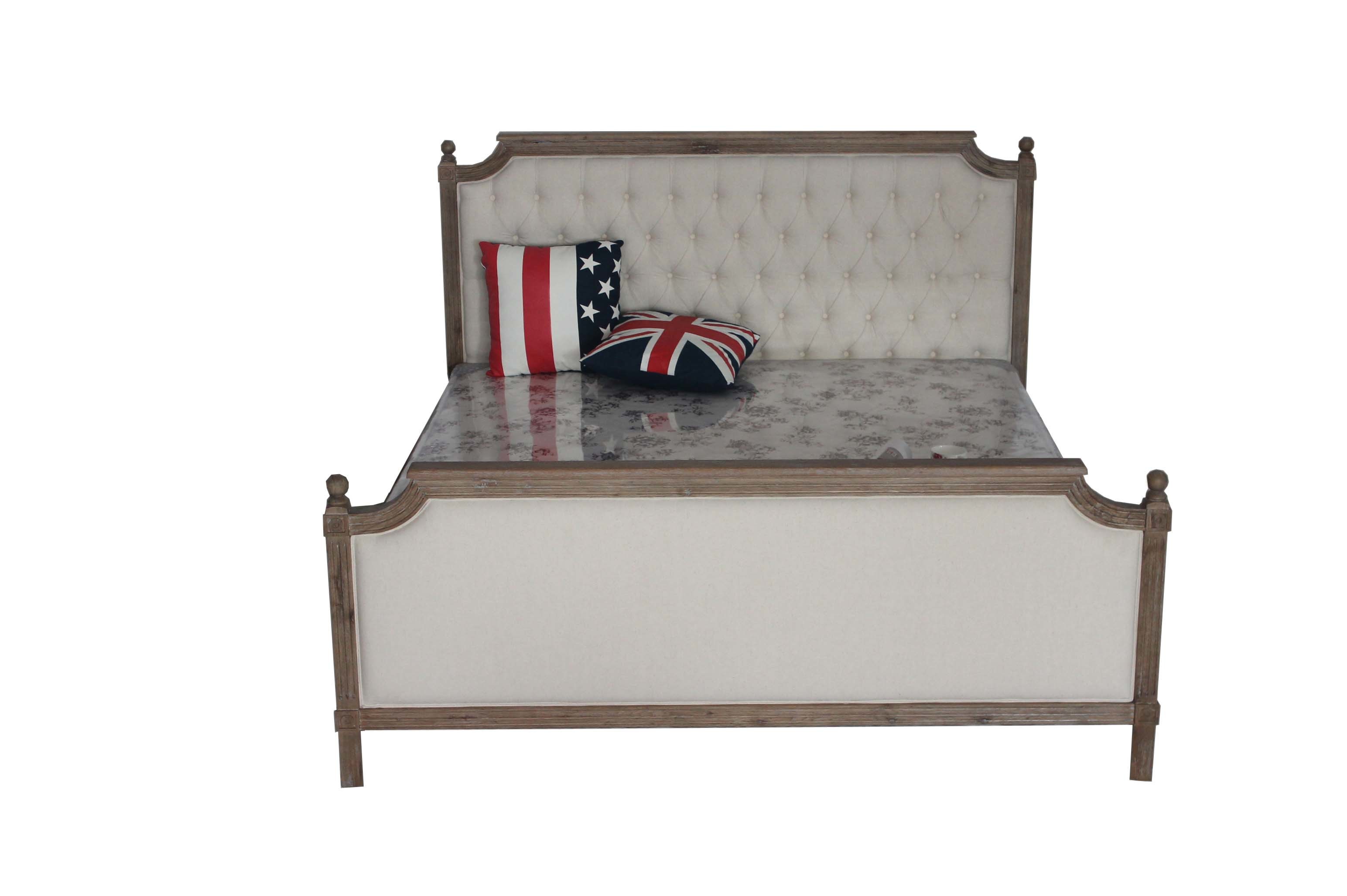 Luxury Cheap Upholstered Fabric Bed