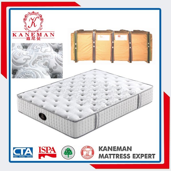 Bedroom Furniture Type Double Pocket Coil Spring Mattress