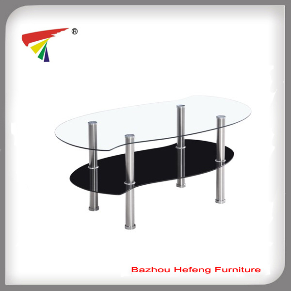 Promation Modern Glass Furniture Coffee Table Set (CT084)