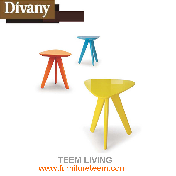 T-91 Home Furniture Modern Style Solid Wood Colorful Side Table
