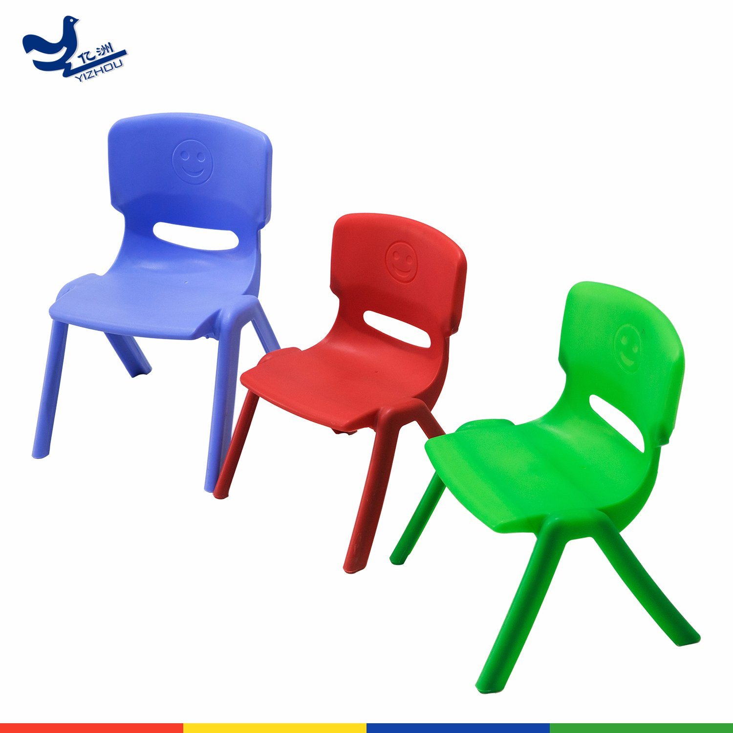 Plastic Childrens Chairs Made of Virgin HDPE for Indoor and Outdoor Use