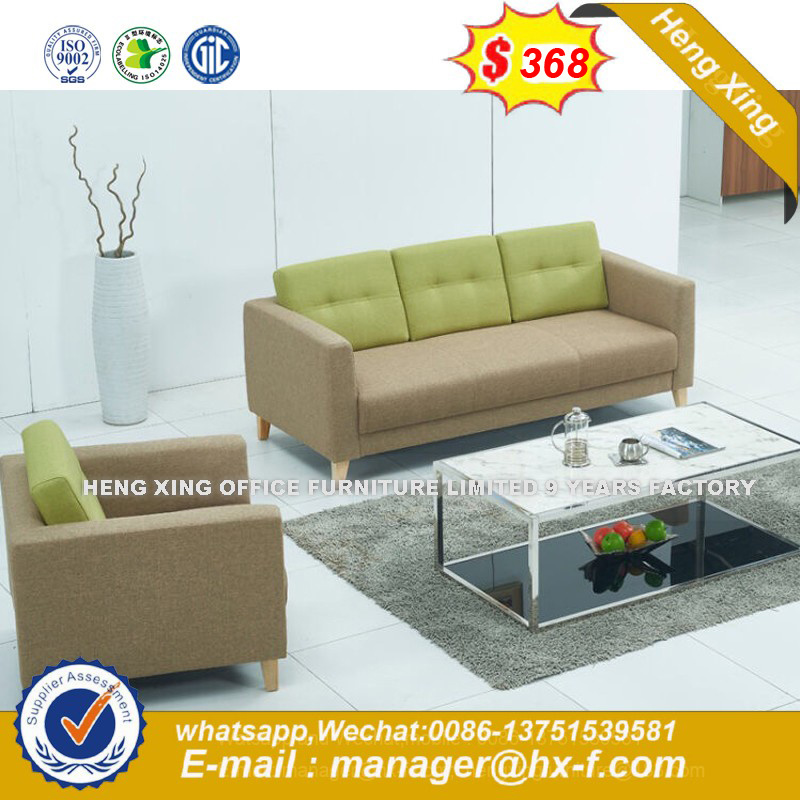 2 Seats White Color Living Room Leather Sofa (HX-8NR2271)