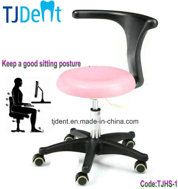 Dental Hospital Chair China Wholesale Soft Doctor Dentist Stool (TJHS-1)
