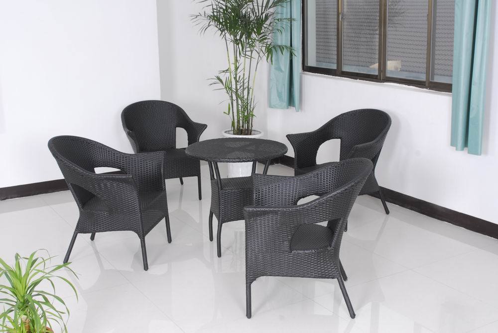 Rattan Furniture/Outdoor Furniture/Rattan Table/Rattan Chair (GET6408)