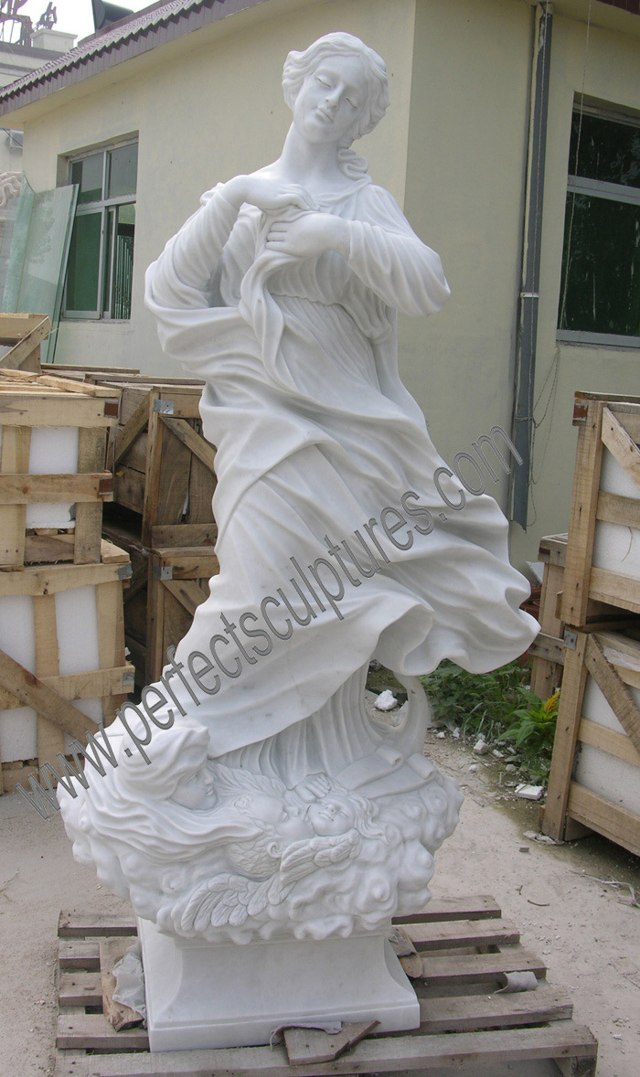Marble Carving Antique Sculpture Statue Carved Stone with Granite Sandstone (SY-X1546)