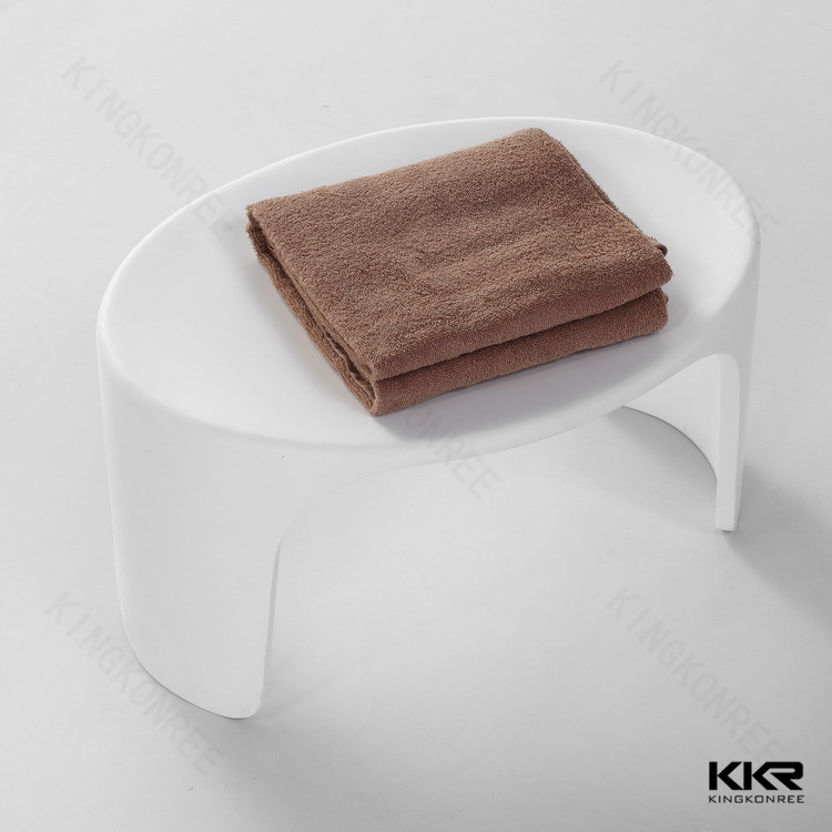 Unique Solid Surface Stone Seat Bathroom Shower Stool