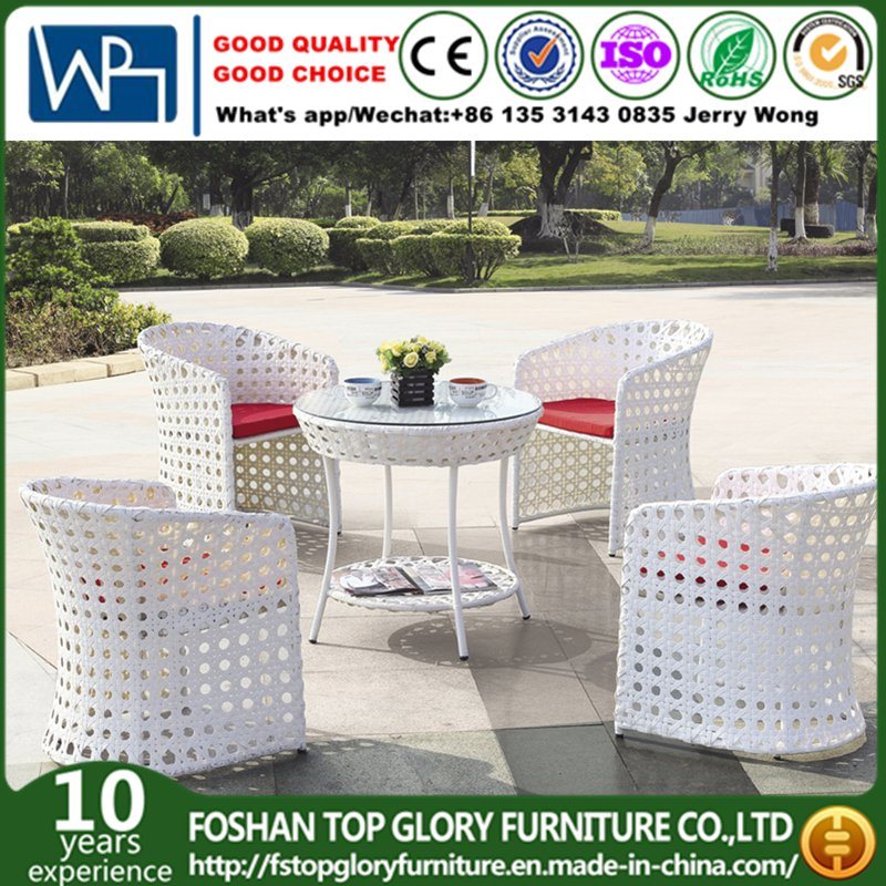 Rattan Garden Furniture Dining Table and 4 Chairs Dining Set Outdoor Patio (TG-1638)