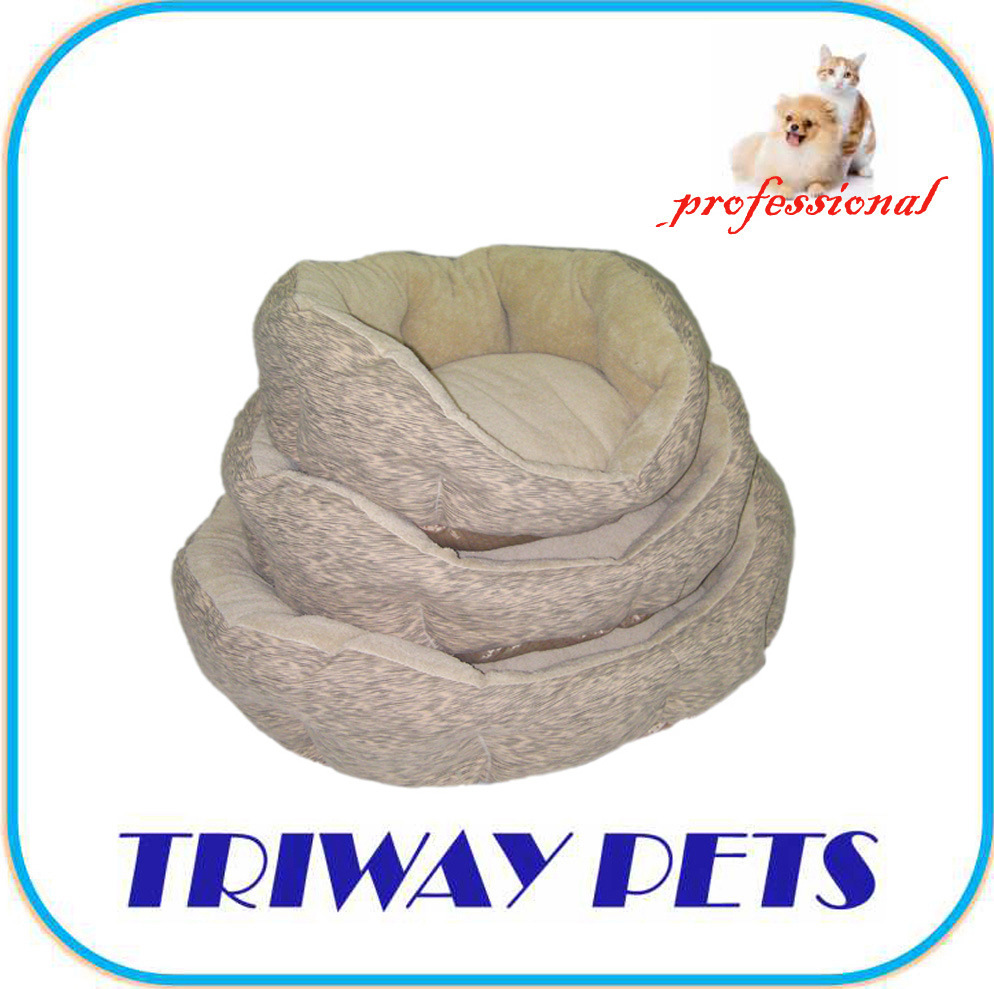 Comfort Coral Velvet Lotus Shaped Pet Bed (WY1204037-1A/C)