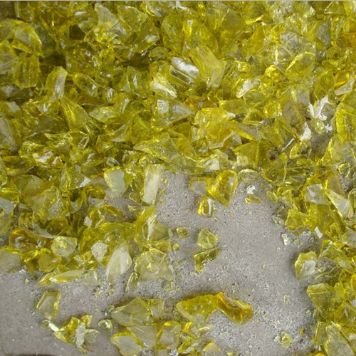 Yellow Glass Stone Aggregates Gardening