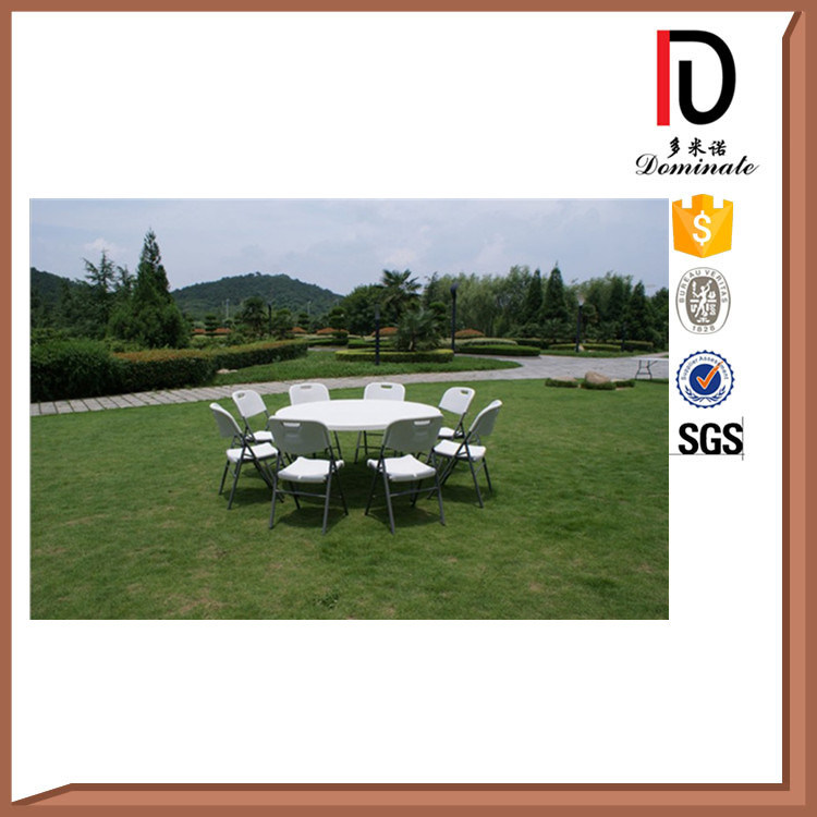 6FT High Quality Plastic Folding Round Restaurant Hotel Table (BR-P016)
