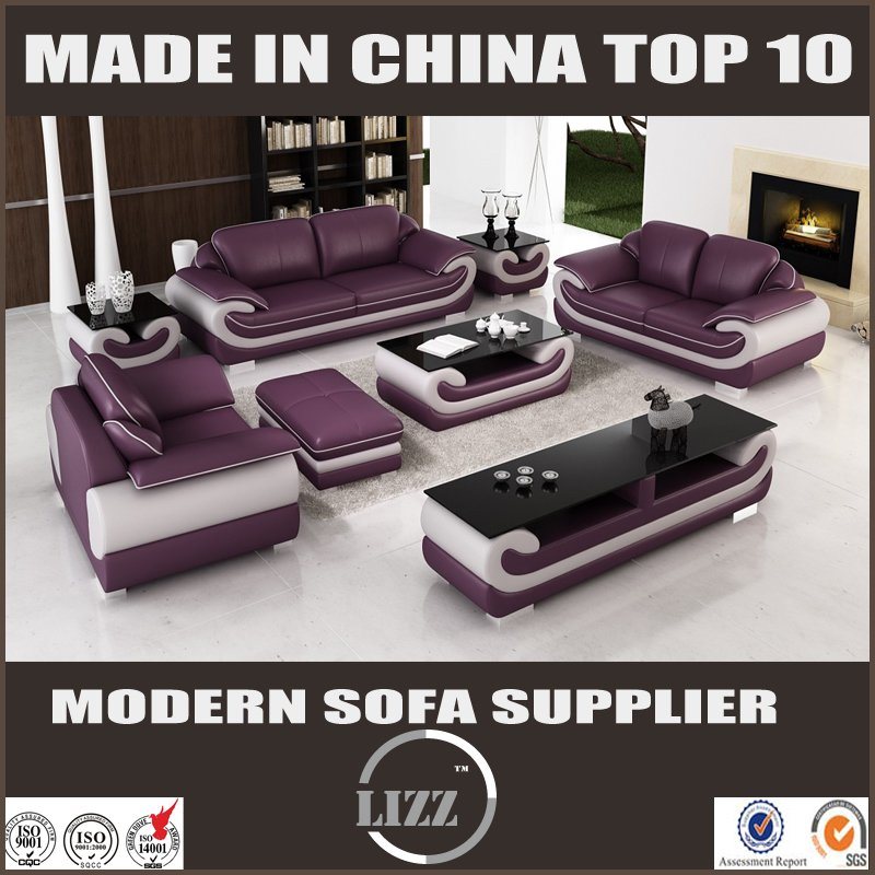 China Leisure Italy Leather Sofa Divan Furniture