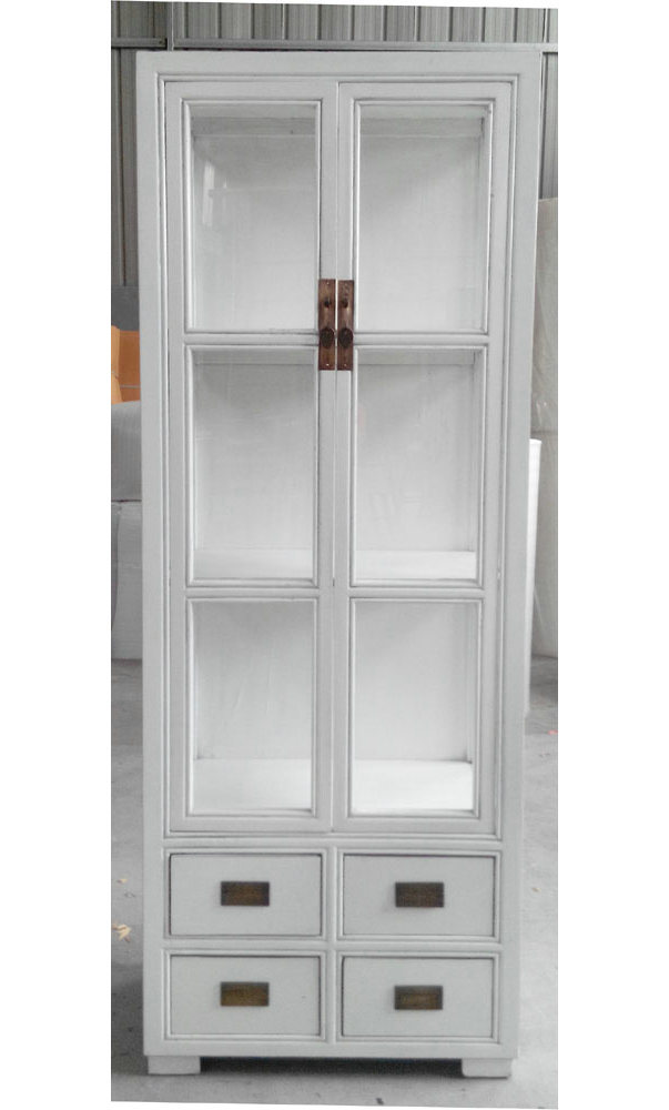 Antique Glass Big Cabinet (LWA530)