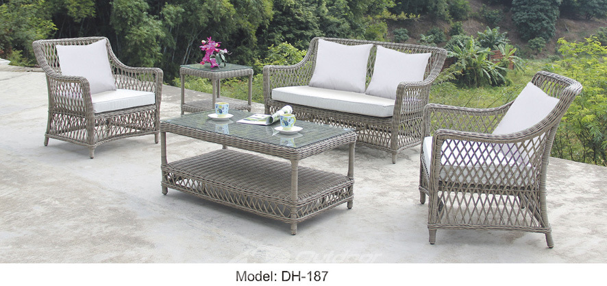 Garden Furniture, Rattan Recliner Set (DH-187)