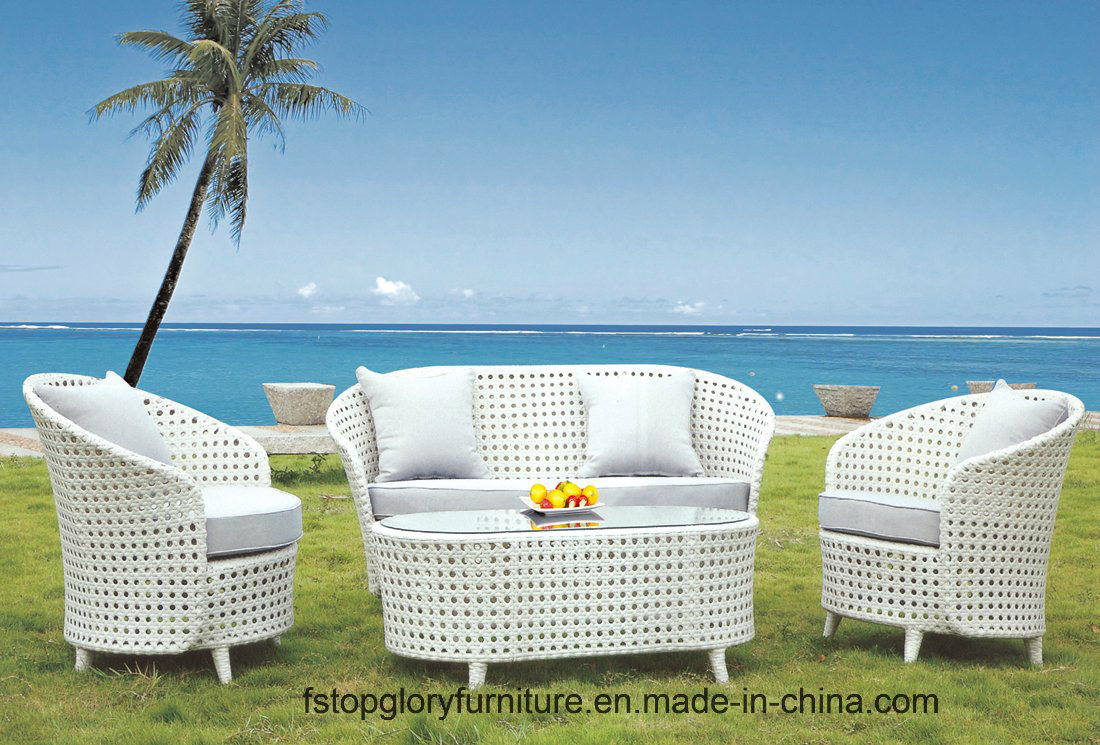 Patio Wicker Furniture Sets 5 Armchairs Set Sofas Seating with 2 Coffee Tables Wiith Cushions