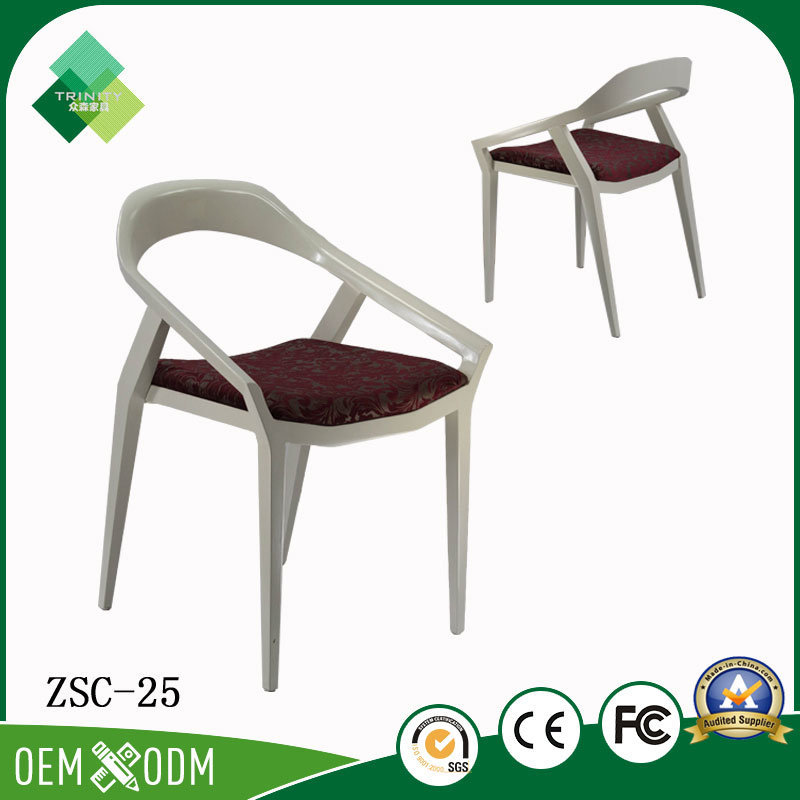 Modern Style Plastic Chairs Low Back Chair for Restaurant (ZSC-25)