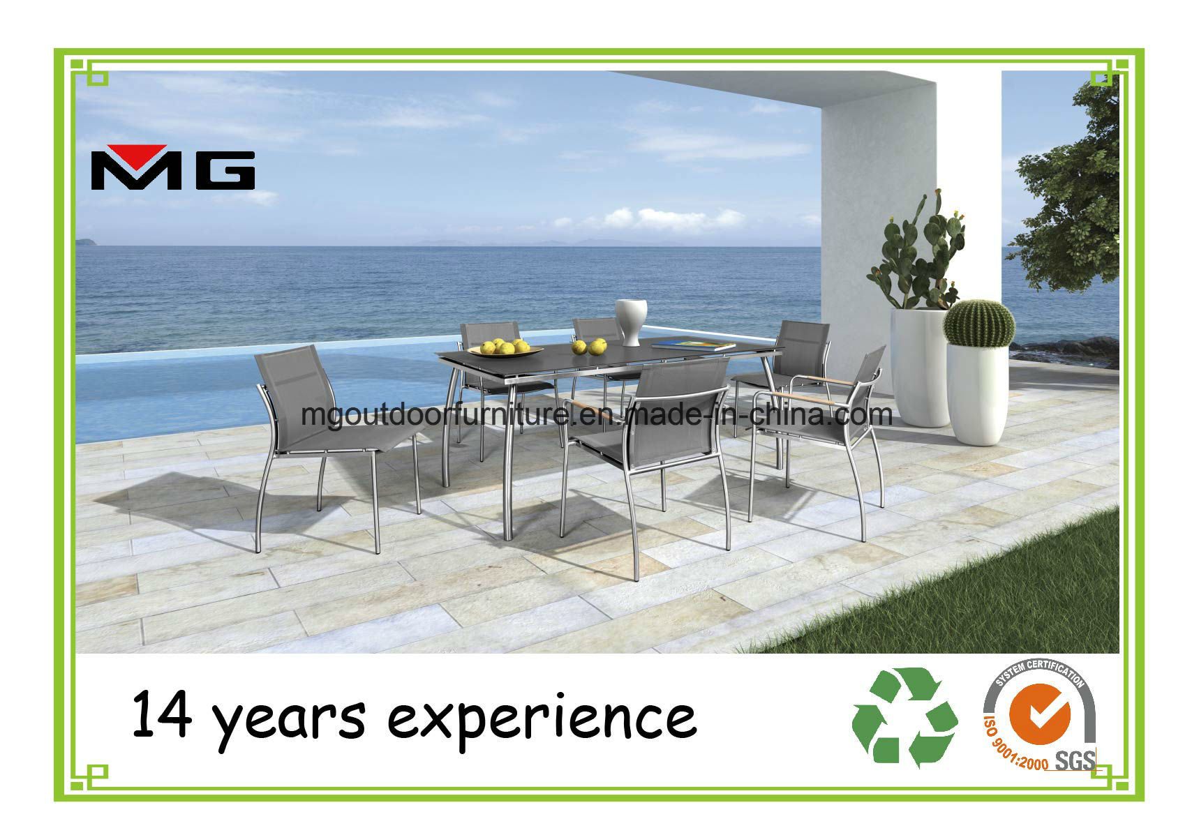 Modern Garden Chairs Outdoor Patio Dining Chairs Armless