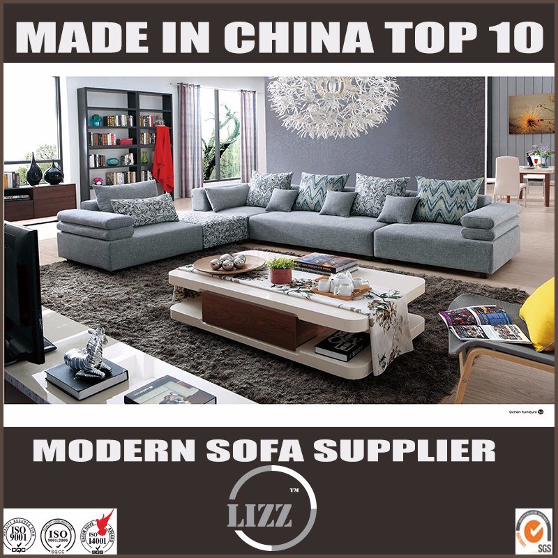 Factory Wholesale Solid Wood Frame Living Room Sofa