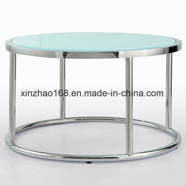 Round Glass Coffee Tables (xz-013) Small Round Size Coffee Table