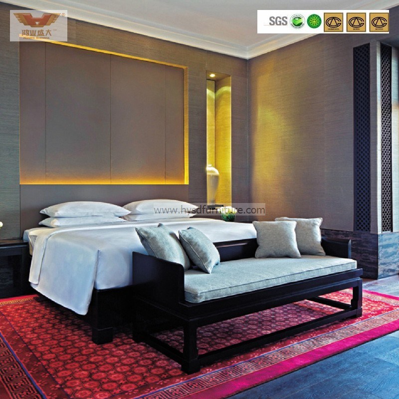 Five Star Hotel Modern Wooden Bedroom Furniture (HY-019)