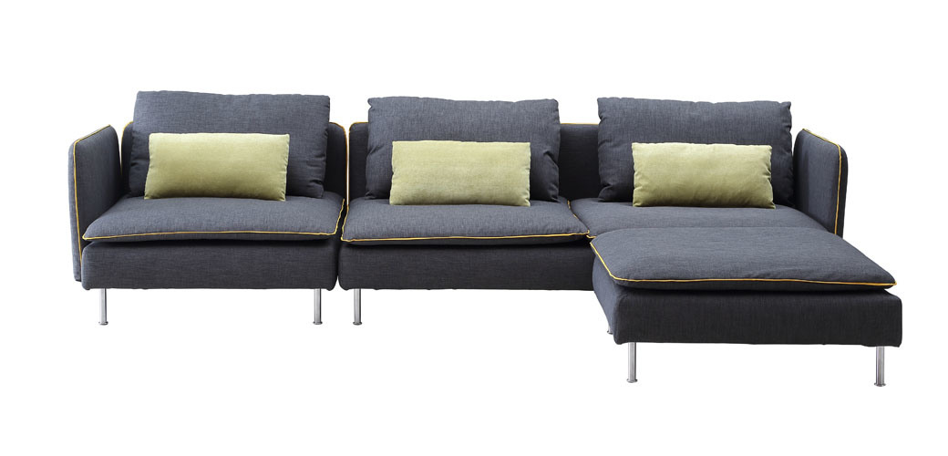 New Modern Elegant Design Living Room Fabric Sectional Sofa (HC1026)